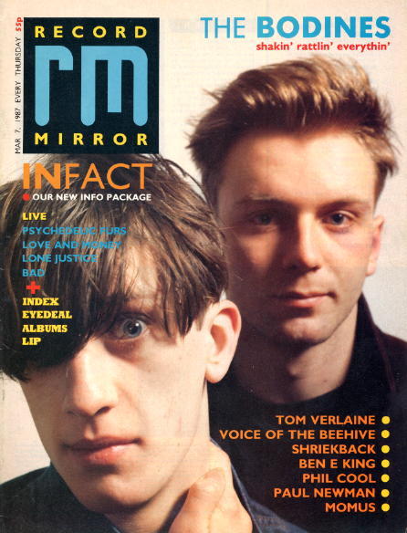 The Bodines - Record Mirror 1987